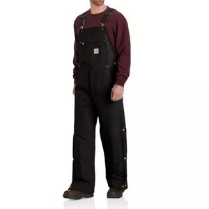NWT Carhartt Men’s Firm Duck Insulated Bib Overall